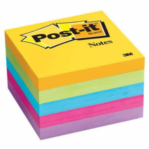 3M 654-5UC Ultra Color 3×3 Post-it Pads pack of five