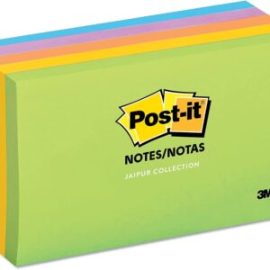 3M 655-5UC 3×5 Ultra Color Post-it pads pack of five