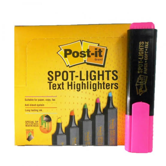 3M Post-it Spot-Lights highlighter