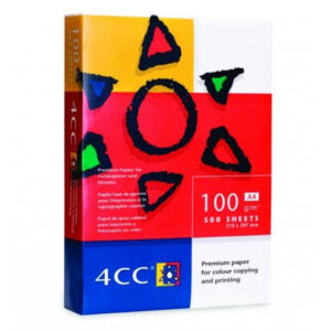 4CC A4 100 GSM paper pack of 500 sheets