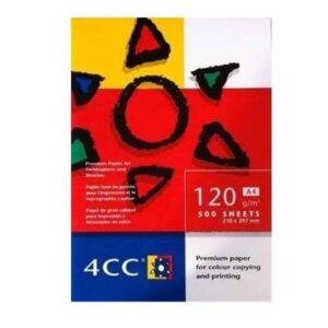 4CC A4 120 GSM color copy paper 4 reams