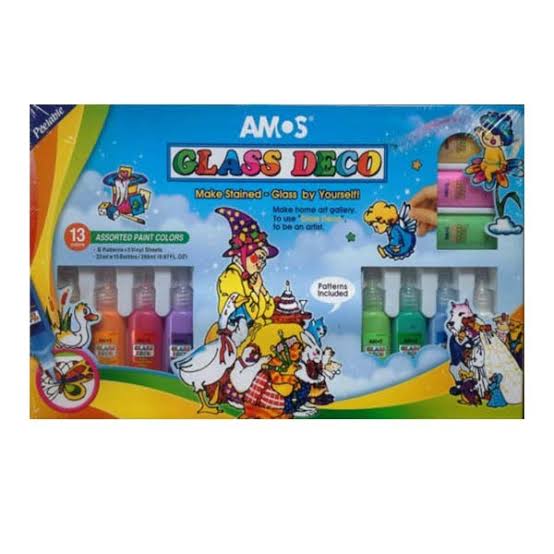 Amos Glass Deco 13 assorted colours
