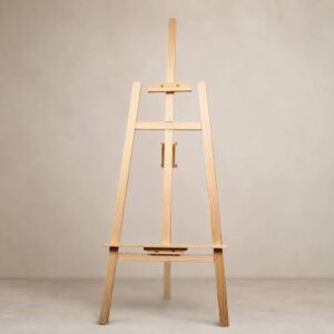 Armate pine wood easel stand 50cm for canvas display