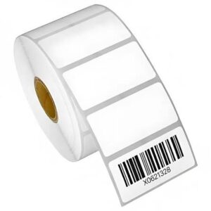 Barcode roll sticker labels 38mm x 25mm 1500 stickers per roll