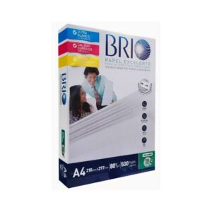 BRIO A4 80GSM copy paper 5 reams 500 sheets each