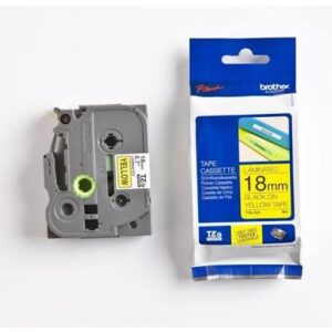 Brother TZe-641 18mm black on yellow labelling tape