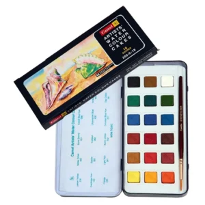 Camel artist water colour cakes 18 shades model 300-C-18