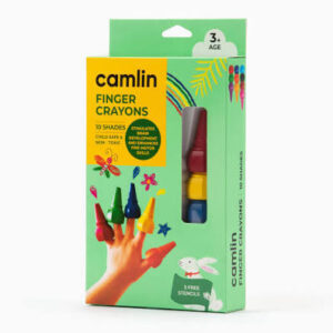 Camel Finger Crayons in 10 assorted shades