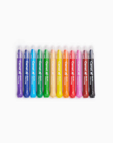 Camel Gel Crayons Classic set with 12 shades