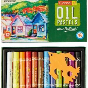 Camel oil pastels 12 shades colour set