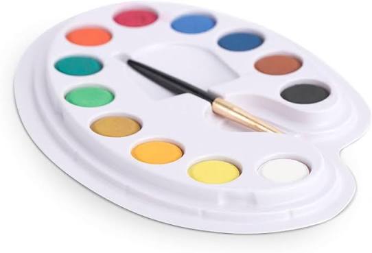 Camel oil pastels set with 12 shades