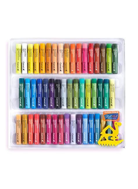Camel Oil Pastels 50 shades colour set