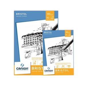 Canson Bristol drawing paper pad A4 180GSM 20 sheets
