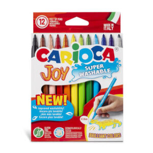 Carioca Joy Fine Tip markers in 12 colours