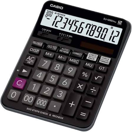 Casio DJ-120D Plus calculator