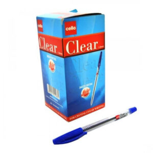 Cello Clear ball pens 50-piece pack