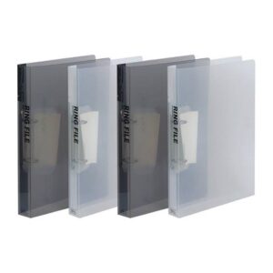 Deli 5381 clear A4 2 hole ring binder