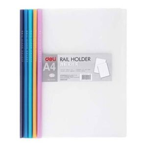 Deli 5530 A4 rail holder filing accessories pack of 5