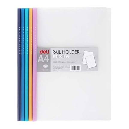Deli 5530 A4 rail holder filing accessories pack of 5