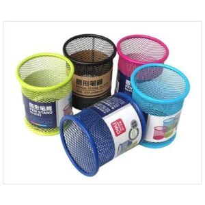 Deli 9153 cartoon pen stand in assorted colours