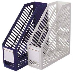 Deli 9841 plastic magazine rack