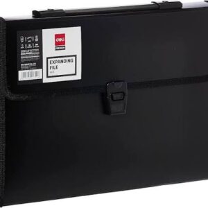 Deli E5231 A4 expanding file 13 pockets assorted colour