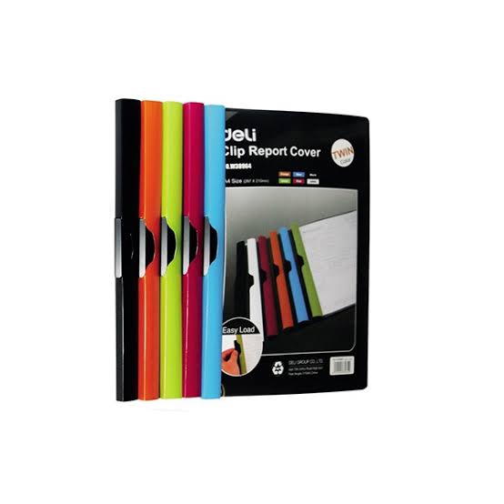 Deli W38964 A4 clip report cover