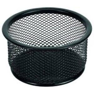Deluxe B110 metal mesh paper clip holder