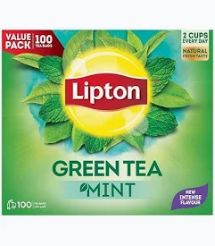 Lipton Green Tea Mint 100 teabags pack