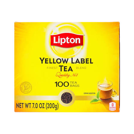 Lipton Yellow Label Black Classic tea bags 100-pack
